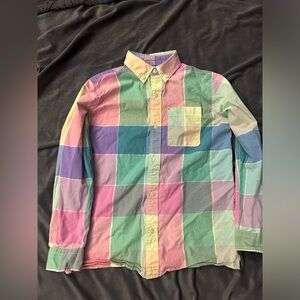 Boys Gap Long Sleeve Button Down- Size L (10)